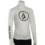 Volcom Boy's Lido Solid LS Rash Guard - White - M