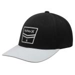 Hurley Block Patch Snapback Hat - Black