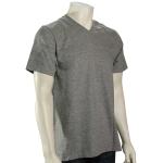 Hurley Premium Staple SS V-Neck T-Shirt - Dark Grey Heather - XXL