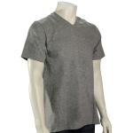 Hurley Mock Twist Staple V-Neck SS T-Shirt - Dark Grey Heather - XXL