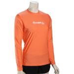 O'Neill Women's Basic Skins LS Surf Shirt - Light Grapefruit - L