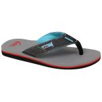 Quiksilver Boy's Molokai Abyss Sandal - Black / Grey / Black - Youth 6