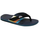 Quiksilver Boy's Molokai Layback Sandal - Black / Blue / Black - Youth 6