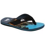 Quiksilver Boy's Molokai Layback Sandal - Black / Blue / Blue - Youth 6