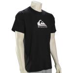 Quiksilver Solid Streak SS Surf Shirt - Black - XXXL