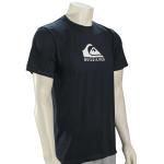 Quiksilver Solid Streak SS Surf Shirt - Navy Blazer - S