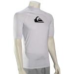 Quiksilver All Time SS Rash Guard - White / Black - XXXL