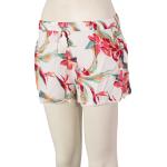 Roxy Salty Tan Shorts - Bright White Tropic - XL
