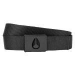 Nixon Spy Belt - All Black - M/L
