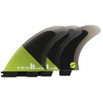 FCS II Carver Performance Core Tri Fin Set - Acid / Black - M