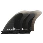 FCS II Reactor Performance Core Tri Fin Set - Charcoal / Black - S