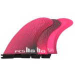 FCS II SF Performance Core Carbon Tri Fin Set - Pink - Medium