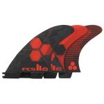 FCS II AM Performance Core Tri Fin Set - Red - Small