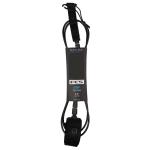 FCS Comp Surfboard Leash - Black - 6'