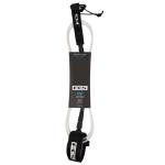 FCS Comp Surfboard Leash - White / Black - 5'