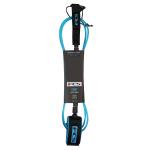 FCS Comp Surfboard Leash - Blue / Black - 5'