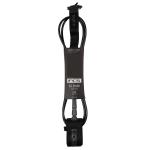 FCS All Around Surfboard Leash - Black / Grey - 7'