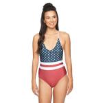 Hurley True Blue Reversible One Piece Swimsuit - Gym Red - XL
