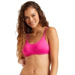 Billabong Sol Searcher Ruched Mini Crop Bikini Top - Rosa - L