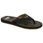 Quiksilver Carver Print Sandal - Black / Black / Brown - 10