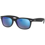 Ray-Ban New Wayfarer Sunglasses - Black / Grey Mirror Blue