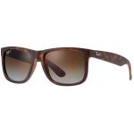 Ray-Ban Justin Sunglasses - Matte Tortoise / Brown Gradient Polarized