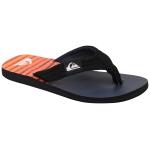Quiksilver Boy's Molokai Layback Sandal - Black / Red / Black - Youth 6