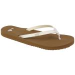 Sanuk Yoga Joy Sandal - White / Tan - 10