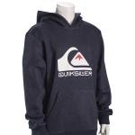 Quiksilver Boy's Big Logo Pullover Hoody - Parisian Night Heather - XL