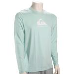 Quiksilver Solid Streak LS Surf Shirt - Eggshell Blue - XXXL