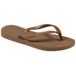 Havaianas Girl's Slim Shiny Sandal - Rose Gold - Youth 3