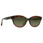 Raen Blondie Sunglasses - Cherry Cola / Bottle Green Gradient Mirror