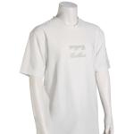 Billabong Boy's All Day Wave SS Surf Shirt - White / Grey - XL
