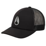 Nixon Byron Foam Trucker Hat - Black / Charcoal