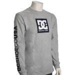 DC Square Star LS T-Shirt - Heather Grey - XXL