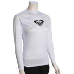 Roxy Whole Hearted LS Rash Guard - White - XL