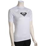 Roxy Whole Hearted SS Rash Guard - White - XL