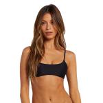 Volcom Simply Solid Scoop Neck Bikini Top - Black - XL