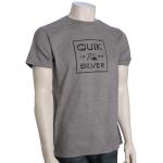 Quiksilver Square Me Up T-Shirt - Medium Grey Heather - XL
