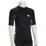 Quiksilver Boy's Arch This Hawaii SS Rash Guard - Black - XL