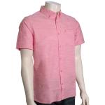 Hurley One and Only SS Button Down Shirt - Digital Pink - XXL
