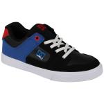 DC Boy's Pure Elastic Shoe - Black / Royal / Black - Youth 6