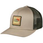 Hurley Destination Curved Bill Trucker Hat - Light Bone / California