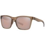 Costa Panga Sunglasses - Taupe Crystal / Silver Mirror Polar Glass