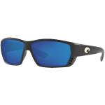 Costa Tuna Alley Sunglasses - Matte Black / Blue Mirror Polar Glass