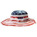 Hurley Printed Vagabond Boonie Hat - Red / White / Blue - L/XL