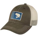 Costa Original Patch Bass Trucker Hat - Moss / Stone