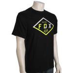 Fox Badge Tech T-Shirt - Black - XXL