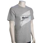 Hurley One And Only Slashed T-Shirt - Heather Grey - XXL