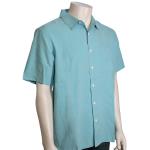 Quiksilver Waterman Cane Island Button Down Shirt - Gulf Stream - XXL